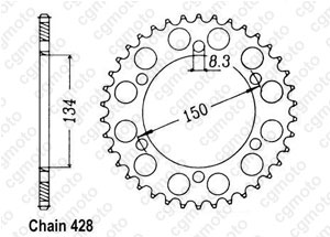 Couronne 125 Kmx 86-99