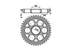 Couronne Ducati Multistr 1200