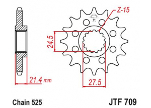 Kit chaine Aprilia Dorsoduro 900