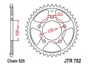 Kit chaine Aprilia RSV4 1000 RF/RR