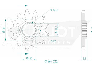 Kit chaine Bmw G 450 X