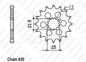 Kit chaine Kawasaki Z 750 H Ltd