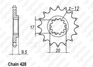 Kit chaine Ktm 85 Sx Grandes Roues