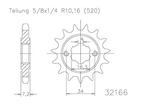 Kit chaine Ktm Duke 125 2014