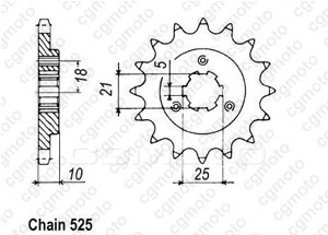 Kit chaine Sachs 650 Roadster