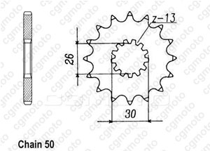 Kit chaine Triumph Sprint 955 St