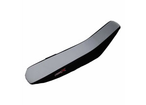 Housse de selle TM MX-EN 125 250 450 530 2003-2007 TOP WHITE- SIDE BLACK (M1010-2WB)