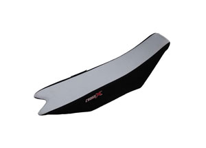 Housse de selle BETA RR-RS 2006-2009 TOP WHITE- SIDE BLACK (M910-2WB)