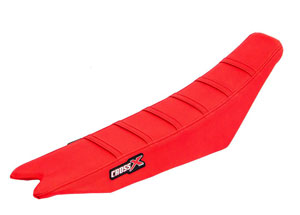 Housse de selle BETA RR-RS 2006-2009 TOP RED- SIDE RED-STRIPES RED (M910-3RRR)