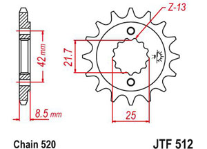 Pignon TT Esjot Lightweight