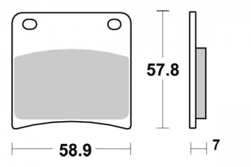 Plaquette Sifam Métal Fritté