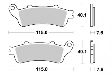 Plaquette Sifam Métal Fritté