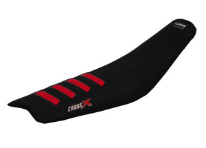 Housse de selle GASGAS EC-ECF 2012-2017 UGS COLOR WAVE BLACK-RED (UFM811-2BR)