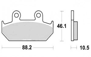 Plaquette Vesrah Métal Fritté