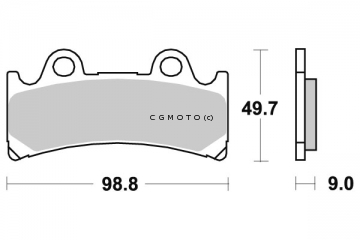 Plaquette Vesrah Carbone