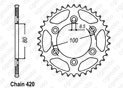 Couronne Rieju 50 Spike 06-